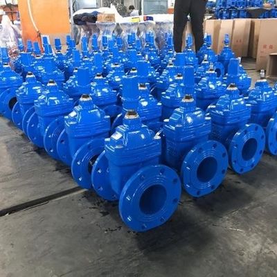 ゲートバルブ DIN3352 F4 鋳鉄 耐久性座りバルブ ステンレス鋼のトリミング