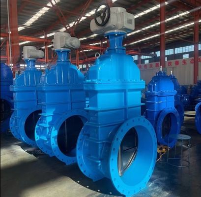 電気耐久性座席フレンズ式ゲートバルブ DN900 NRS EPDM クイーン鋳鉄 Pn16