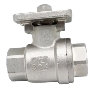 普通の温度 SS304/SS316 ステンレス鋼 2PC 2 パーツボールバルブ