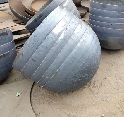 ASME 標準 30 インチ 溶接 接続 鋼管の末端のための半球タンクヘッド
