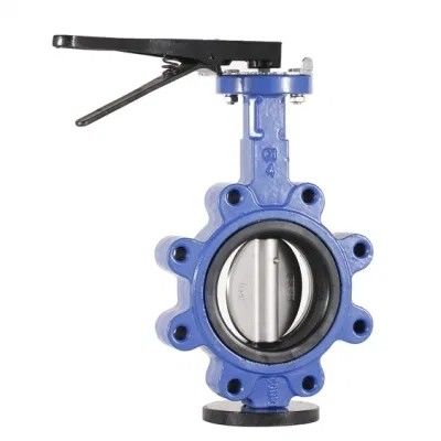 API609 EPDM コーナー付き PTFE 鋳鉄ラグ型ウェッファー バターフライバル