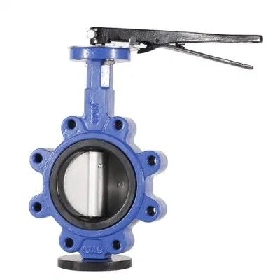 API609 EPDM コーナー付き PTFE 鋳鉄ラグ型ウェッファー バターフライバル