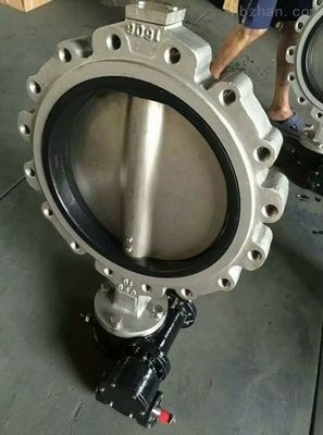 DN65 電気モーターで動作する柔らかい鉄の蝶閥