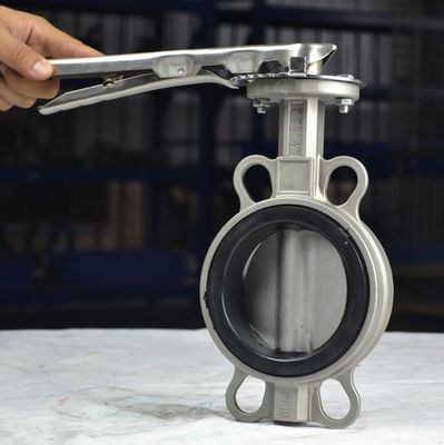 水媒衛生用ステンレス鋼のバタフライバル