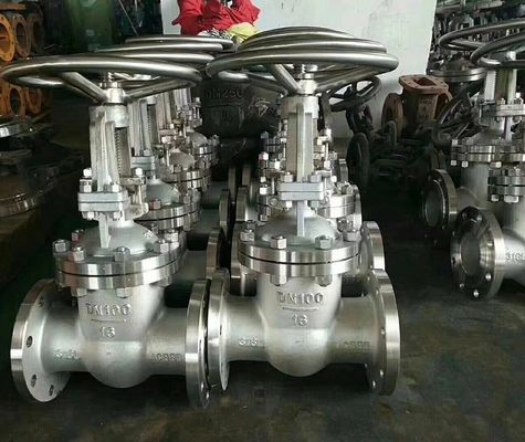 API 600 150LB CF8M 水媒体のスタインレス鋼フラングドゲートバルブ Y型構造