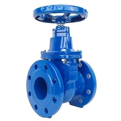 水流制御 HT200 鋳鉄フレンズ型ゲートバルブ 柔らかい鉄のハンドホイール