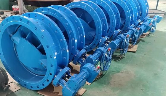 優れた柔らかい鉄 EPDM 敷き布団 Wras 産業制御 ダブルエクセントリック フレンジ バターフライバル