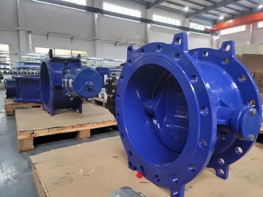 DN150 DN1800 バターフライバル PN16 ダブルフレンズ ダブルエクセントリックソフトシール BS5163