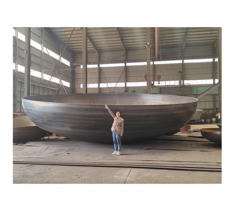 ASME標準圧力容器頭 3000mm直径 ホット・フォーミング エリプシカル・ディッシュヘッド