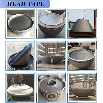 完全な証明書 円頭 溶接皿 頭 ASME F D 船舶管末頭