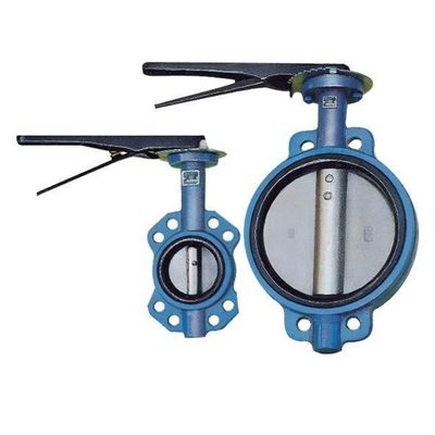 CF8 Di Ci EPDM PTFE 強い酸 柔らかい 鉄レバー 操作されたウエファー バターフライバル