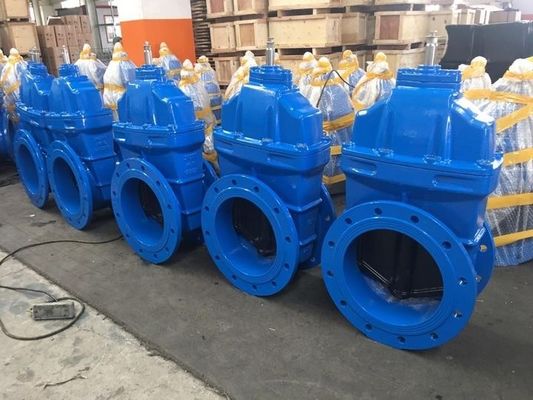 ゲートバルブ DIN3352 F4 鋳鉄 耐久性座りバルブ ステンレス鋼のトリミング
