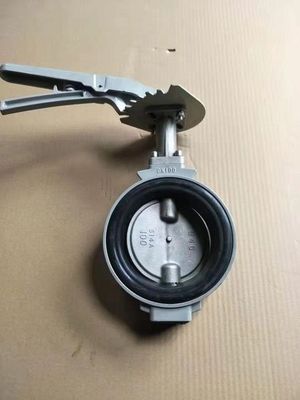 EPDM PTFE 密封型 アルミ合金 ボディ・ウェーファー バターフライ・バルブ 耐腐食性