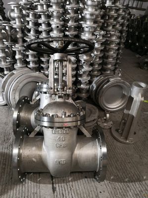 WCB DN500 PN25 ゲートバルブ カーボン鋼/鋳鉄/ステンレス鋼のOEM用に利用可能