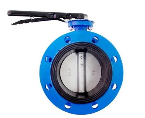 DN100 PN16 電動のダブルフレンズバタフライバル,EPDMシートと304/CF8ディスク