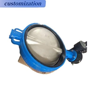 OEM ポートサイズレバー 操作 完全 PTFE コーナー コンセントリック DIN BS コントロール バターフライ バルブ