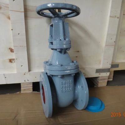 DIN3352 F4 Di GGG40/GGG50 フランジェドエンド メタルシールゲートバルブ カスタマイズされたポートサイズ