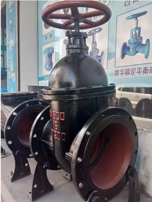 産業用8インチ柔らかい鉄ゲートバルブ 金属シールとANSIフラング接続