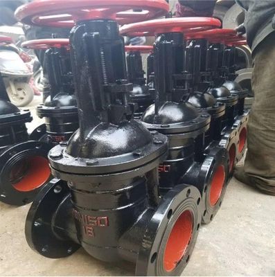 産業 100mm 鋳鉄 WCB ゲートバルブ