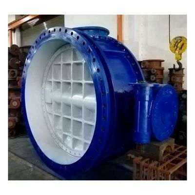 DN1000 Pn16 中気温の二重エクセントリックフレンズ蝶弁