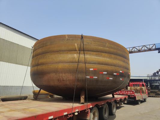 ASME 圧力容器用 炭素ステンレス鋼 円筒印章式 タンク頭