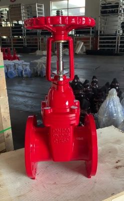 水制御 4 " 手動上昇型幹ゲートバルブ PN10 PN16 水媒体内
