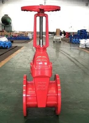 低温メディア DN200 手動上昇型ストームフラング式防火門バルブ PN16