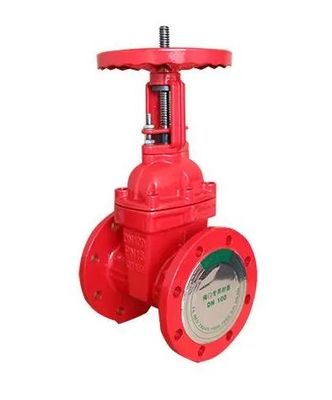 DN150 水流制御用の手動柔らかい鉄製の防火門弁