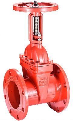DN150 水流制御用の手動柔らかい鉄製の防火門弁