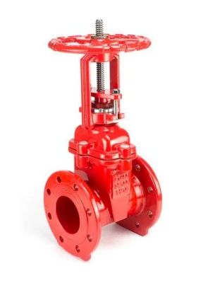 DN150 水流制御用の手動柔らかい鉄製の防火門弁