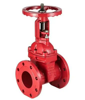 DN150 水流制御用の手動柔らかい鉄製の防火門弁