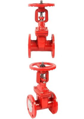 DN150 水流制御用の手動柔らかい鉄製の防火門弁