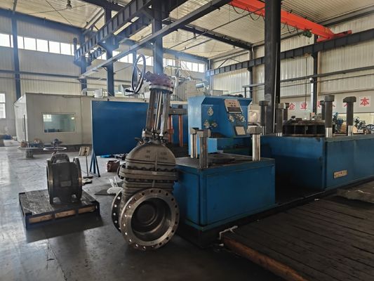 DIN 3352 F4 高温メディア用 耐久性のある鋳鉄の座席式フレンジ式ゲートバルブ