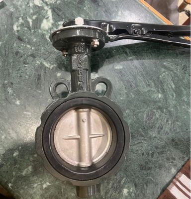 バックウォーター バルブ ウェッファータイプ JIS API 150LB PN16 韓国 バターフライ バルブ ウォーター オイル&ガス