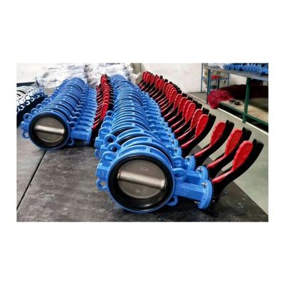 手動 鋳鉄 ガス 水産業 ワッファー タイプ 蝶弁 OEM ポート サイズ