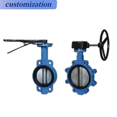 弁構造 ハイドロリック CF8 Di Ci EPDM PTFE 強い酸レバー ラグ バターフライバル