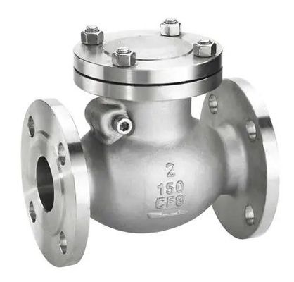 CI/DI/WCB/SS DN250 PN16 フレンズエンド 制御可能なポートサイズを持つスイングチェックバルブ