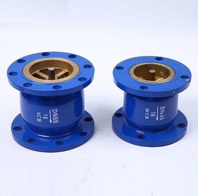 高温エネルギー節約チェックバルブ DIN3352-F5 工業用柔らかい鉄
