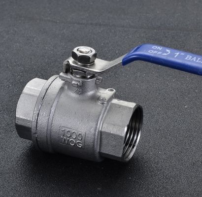 適用のための鋼工業/衛生用フルボアスロード NPT/BSP DN15 ボールバルブ