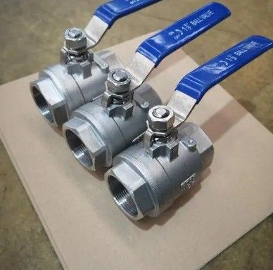 ステンレススチール 304 316 DN20-NPT 2PC 内部スレッドボールバルブ 水力システム