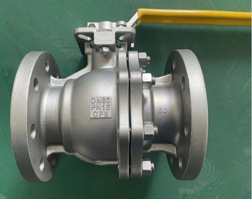 ANSIクラス150 投資鋳造 防火 防静電 Wcb/CF8/CF8m フランジボールバルブ