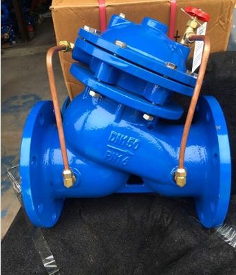 自動柔らかい鉄水制御圧縮流量制御バルブ PN10 PN16
