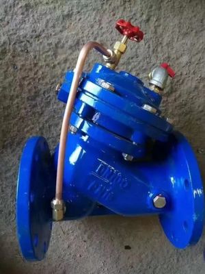 自動柔らかい鉄水制御圧縮流量制御バルブ PN10 PN16