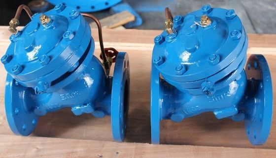 自動柔らかい鉄水制御圧縮流量制御バルブ PN10 PN16