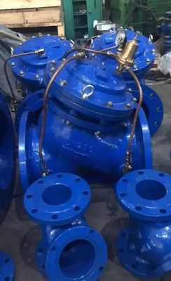 自動柔らかい鉄水制御圧縮流量制御バルブ PN10 PN16