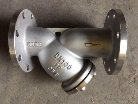 完全証明書 排水バルブ用不鋼SS304SS316 PN16 フランジェッドYストレナー