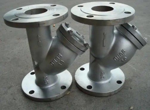 ANSI 150LB カーボンまたはステンレス鋼のフラング Y ストレナー カスタマイズされたDI ボディ素材