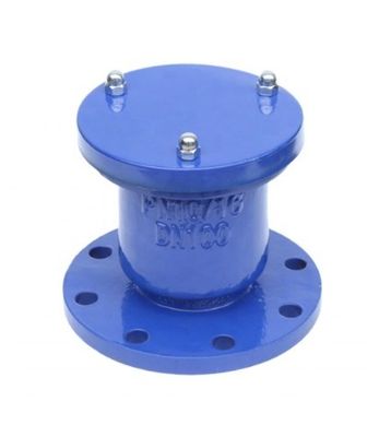 ISO/DIN/BS Pn16 フレンジ付き柔らかい鋳鉄水のための単孔式空気放出バルブ