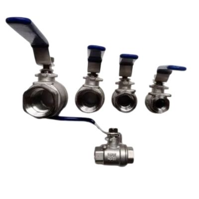 炭酸ステンレス鋼 2PC フローティング/トランニオンボールバルブ Pn16 ガス 水 石油産業用